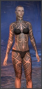 Imperial Female - Body Marking - Full body design